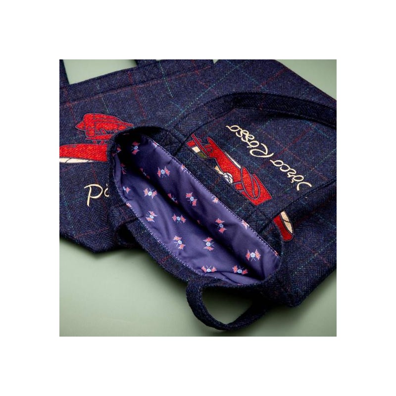 Sacs - Sac en Laine Brodé Hydravion - Porco Rosso