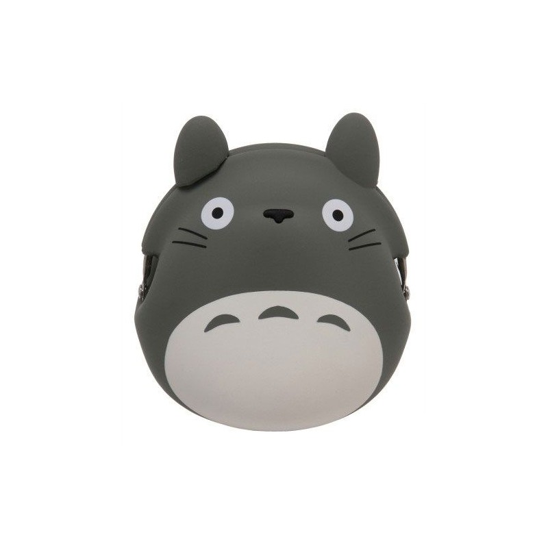 Accessories - PORTE MONNAIE SILICONE TOTORO GRIS - MON VOISIN TOTORO