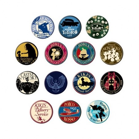 Chapas - Insignia Mystere Color Beige -Studio Ghibli