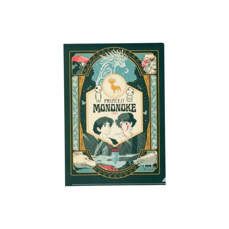 Storage - Art Déco Clear Folder A4 - Princess Mononoke
