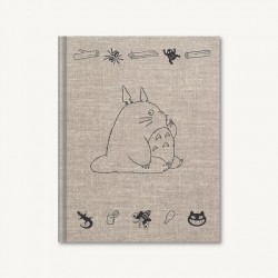 Cuadernos y libretas - Cuaderno de bocetos en lienzo Totoro - Mi vecino Totoro