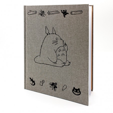 Cuadernos y libretas - Cuaderno de bocetos en lienzo Totoro - Mi vecino Totoro