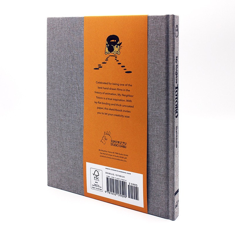 Cuadernos y libretas - Cuaderno de bocetos en lienzo Totoro - Mi vecino Totoro