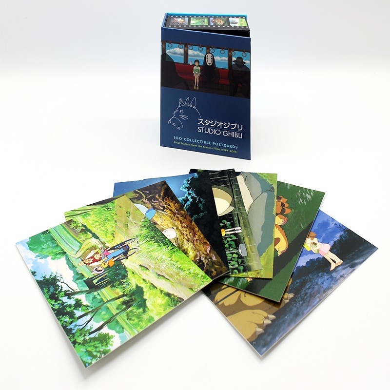 Cartes postales et Papier à lettres - Coffret 100 cartes postales de collection serie 1 - Studio Ghibli