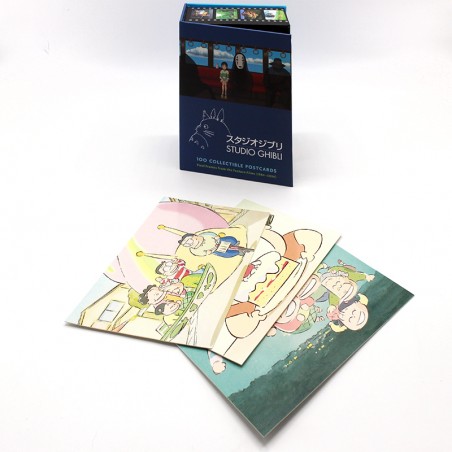 Cartes postales et Papier à lettres - Coffret 100 cartes postales de collection serie 1 - Studio Ghibli