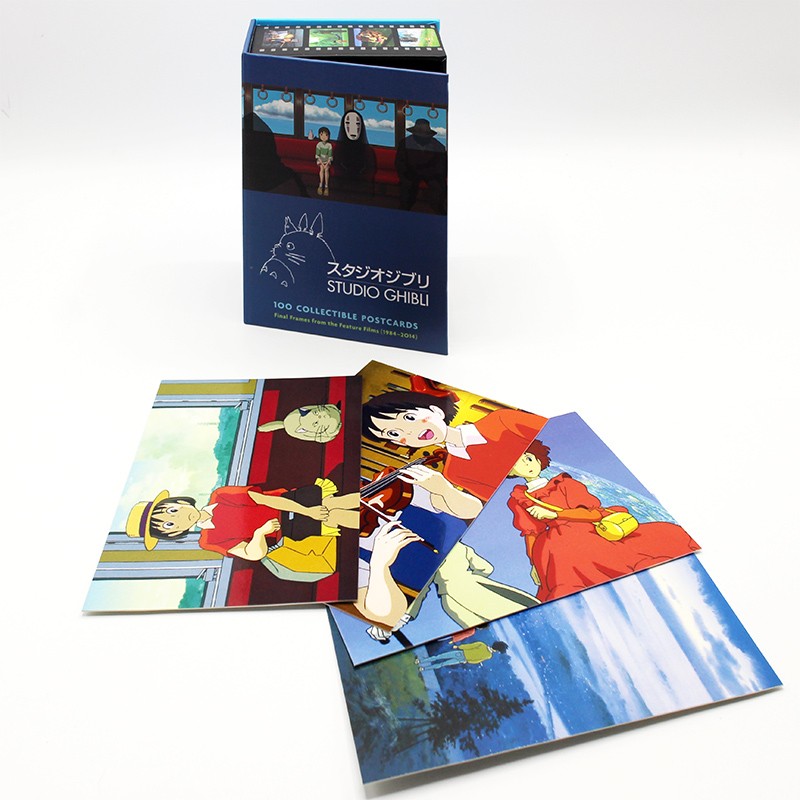 Cartes postales et Papier à lettres - Coffret 100 cartes postales de collection serie 1 - Studio Ghibli