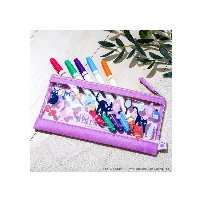 Classement - Trousse transparente Violette - Kiki la petite sorcière
