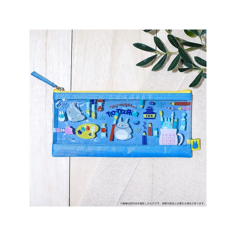 Classement - Trousse transparente bleue - Mon Voisin Totoro