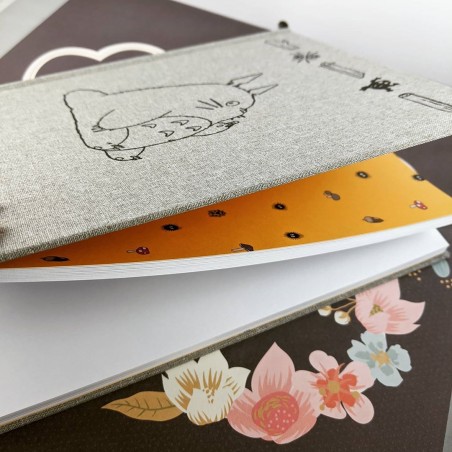 Cuadernos y libretas - Cuaderno de bocetos en lienzo Totoro - Mi vecino Totoro