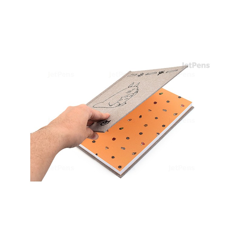 Cuadernos y libretas - Cuaderno de bocetos en lienzo Totoro - Mi vecino Totoro