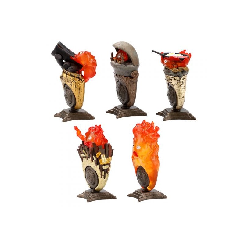 Figurines - Collection Calcifer Assorted 6 Rings - Howl's Moving Castle