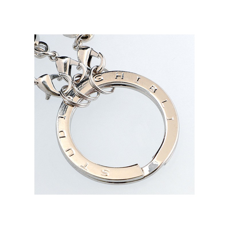 Llaveros - Laputa Llavero metálico de 3 personajes - El castillo en el cielo