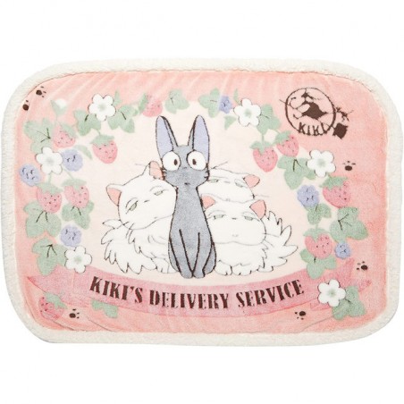 Ropa de hogar - Jiji & Lily Manta Fresa 70x100 cm - Nicky, la aprendiz de bruja