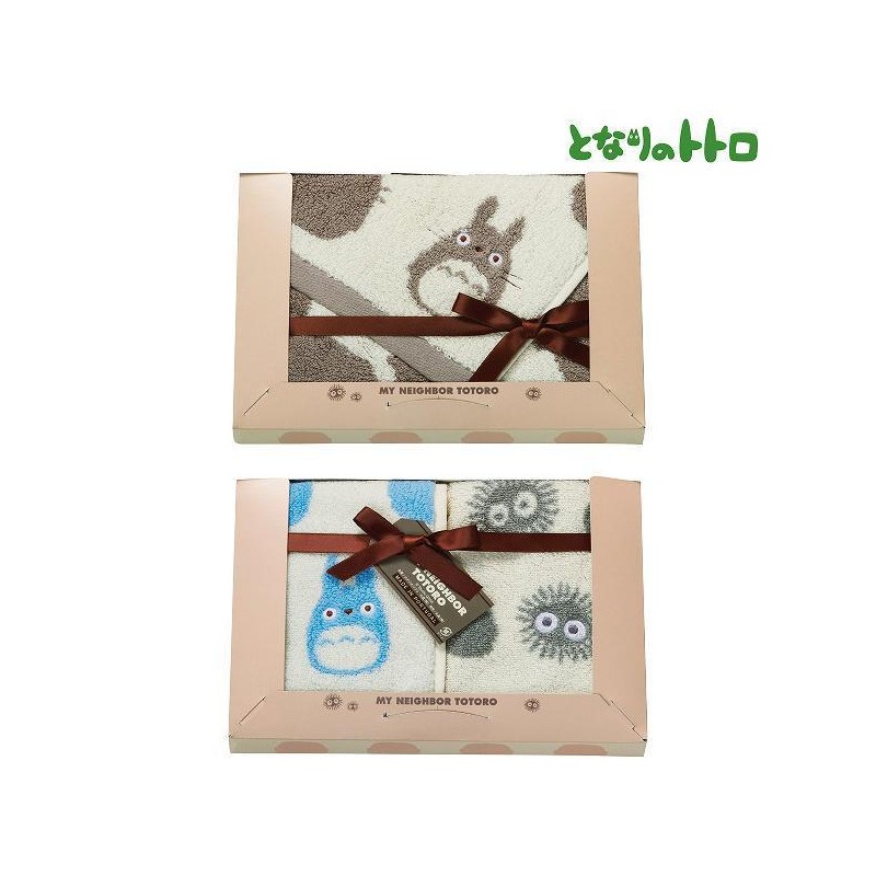 Household linen - Gift box 3 Towels Totoro&Soot Sprites - My Neighbor Totoro