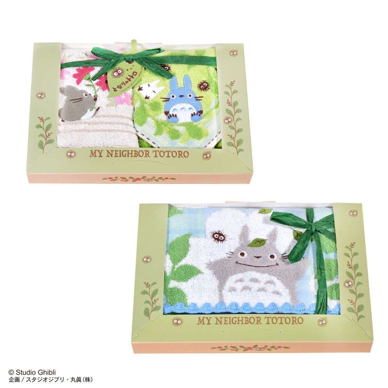 Ropa de hogar - Caja regalo 3 servilletas Soleil de la forêt - Mi vecino Totoro