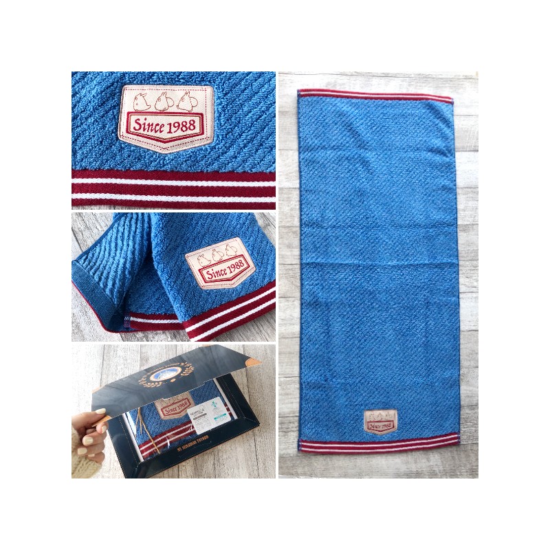 Linge de maison - Boîte cadeau 3 serviettes Couture en denim - Mon Voisin Totoro