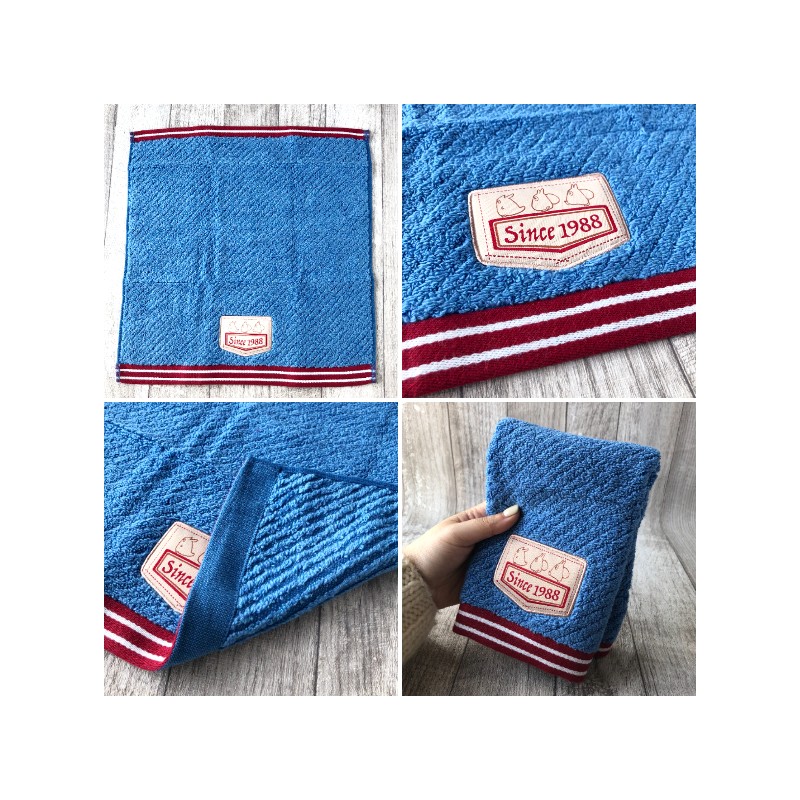 Linge de maison - Boîte cadeau 3 serviettes Couture en denim - Mon Voisin Totoro