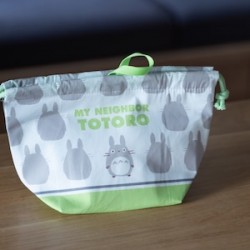 Bolsos - Bolsa con fuelle Silueta Totoro Gris 17 x 26 cm - Mon Voisin Toto