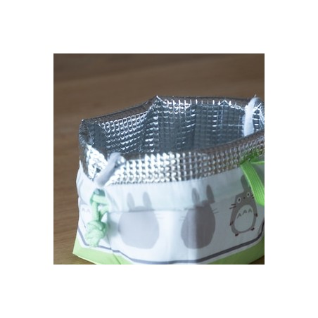 Bolsos - Bolsa con fuelle Silueta Totoro Gris 17 x 26 cm - Mon Voisin Toto