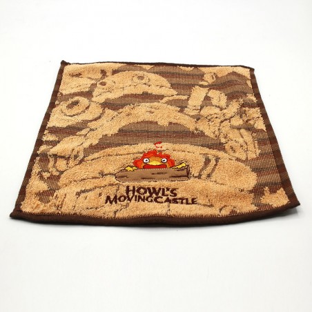 Household linen - Mini Towel Calcifer 25x25 cm - Howl’s Moving Castle