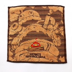 Household linen - Mini Towel Calcifer 25x25 cm - Howl’s Moving Castle