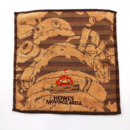Household linen - Mini Towel Calcifer 25x25 cm - Howl’s Moving Castle