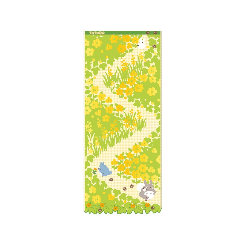 Linge de maison - Serviette Fleurs Jaunes 34x80cm - Mon voisin Totoro