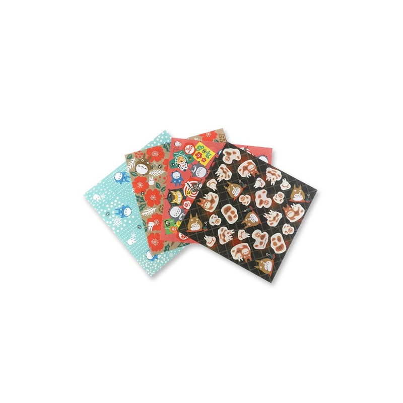 Origami - Papier Chiyogami Hiver - Mon Voisin Totoro