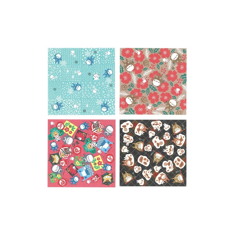 Origami - Papier Chiyogami Hiver - Mon Voisin Totoro