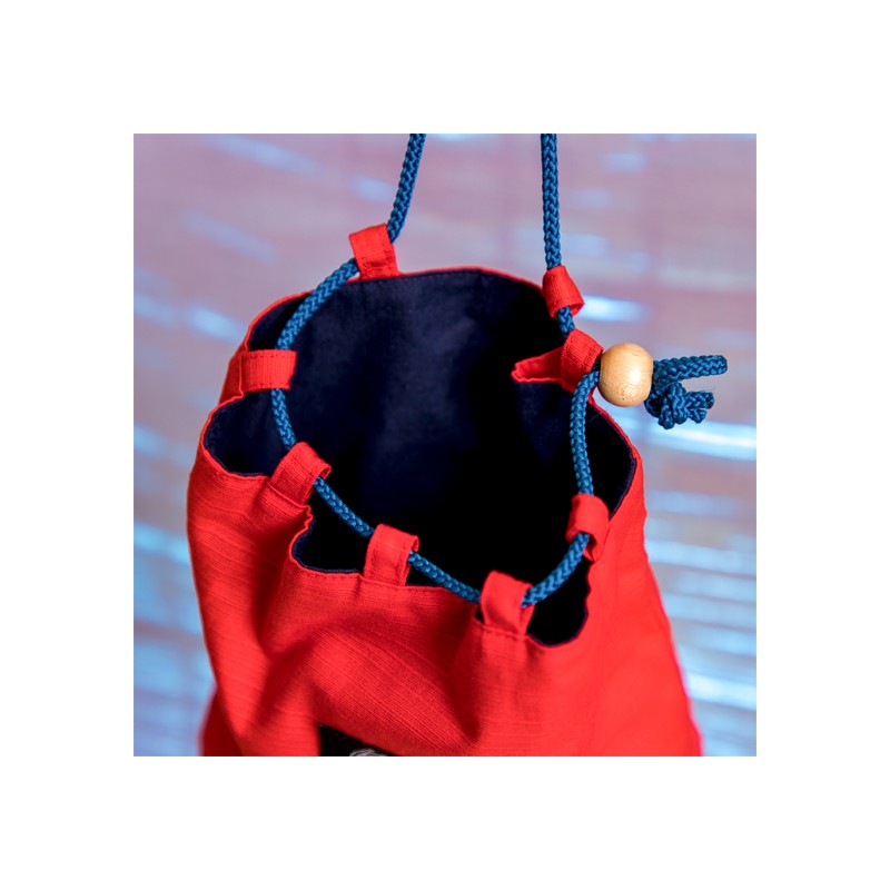 Bolsos - Bolsa bordada con cordón Ashitaka - La princesa Mononoke