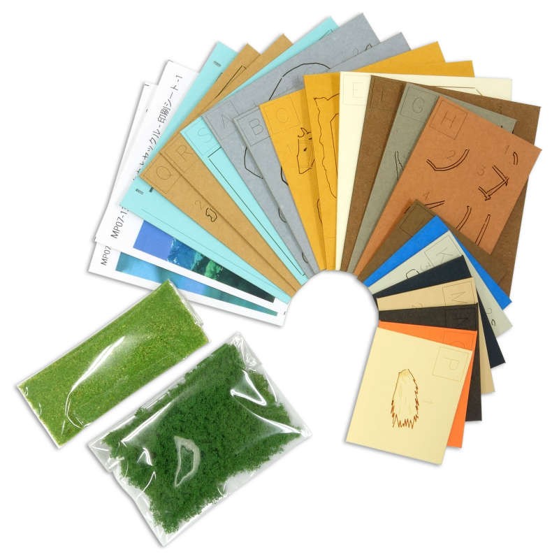 Paper Theaters - Paper Craft Ashitaka et Yakul - Princess Mononoke