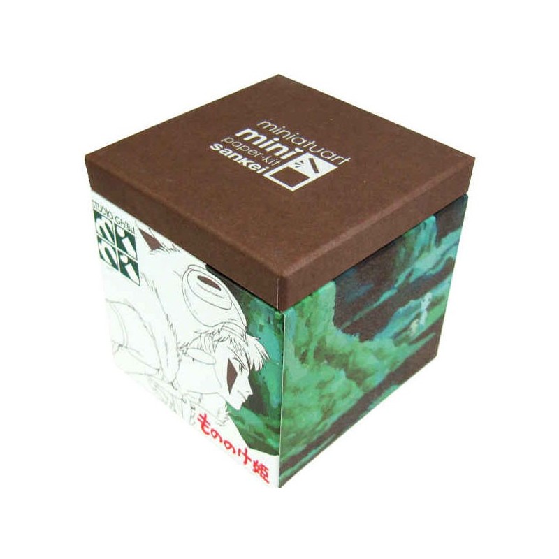 Théâtres de papier - Diorama papier San et Moro sur un rocher -Princesse Mononoké