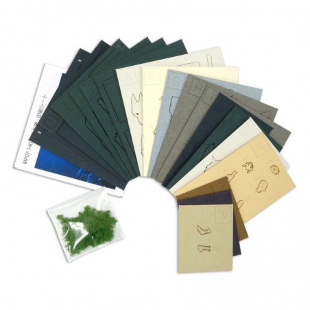 Théâtres de papier - Diorama papier San et Moro sur un rocher -Princesse Mononoké