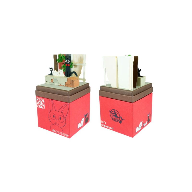 Paper Theaters - Paper Craft Jiji and kittens - Kiki’s Delivery Service