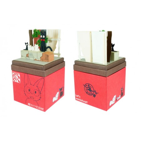 Paper Theaters - Paper Craft Jiji and kittens - Kiki’s Delivery Service