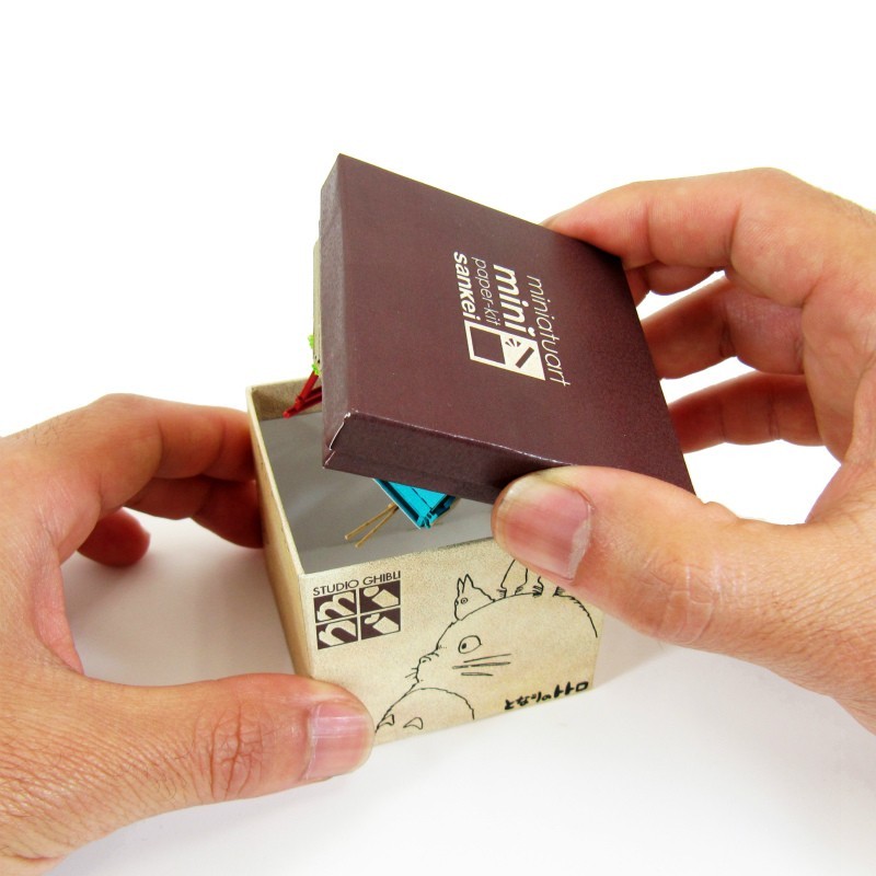 Teatros de papel - Danza Dondoko diorama de papel - Mi vecino Totoro