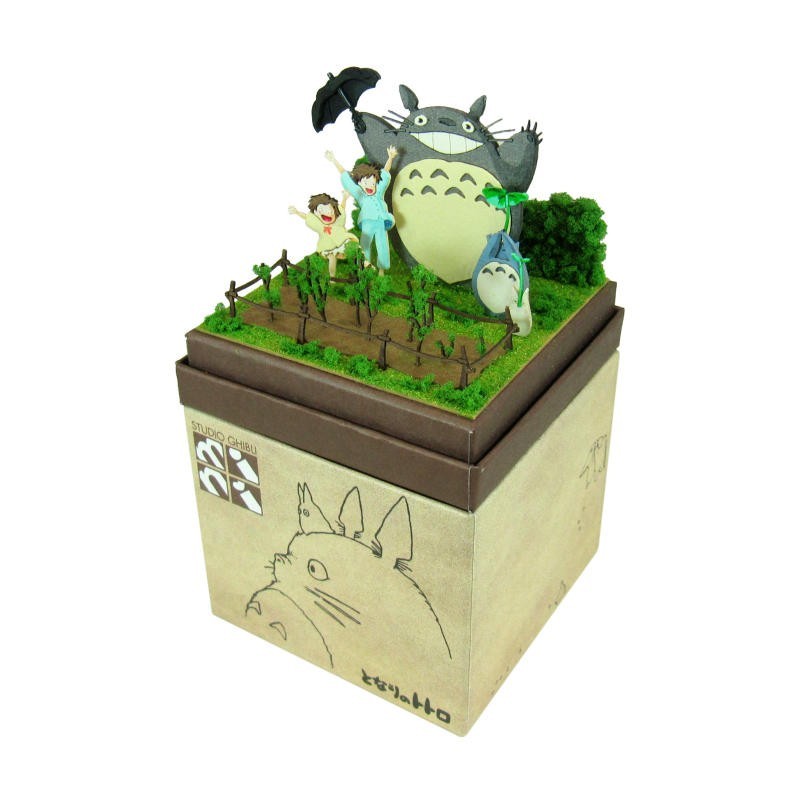 Teatros de papel - Danza Dondoko diorama de papel - Mi vecino Totoro