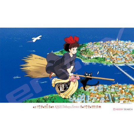 Puzzles - Puzzle 1000P Kiki dans le ciel - Kiki la petite sorcière