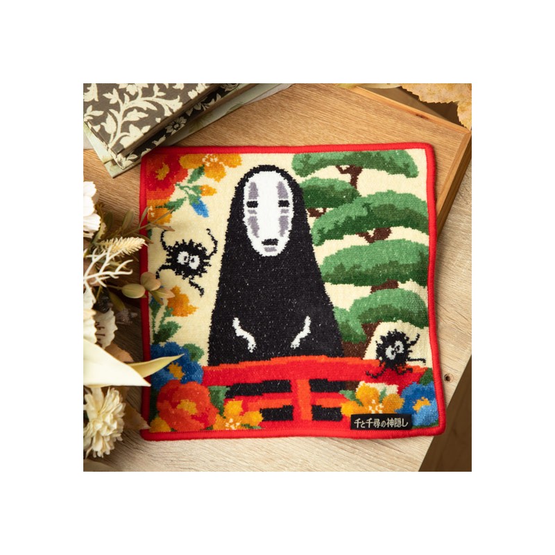 Household linen - Mini towel No Face on the bridge 25 x 25 cm - Spirited Away