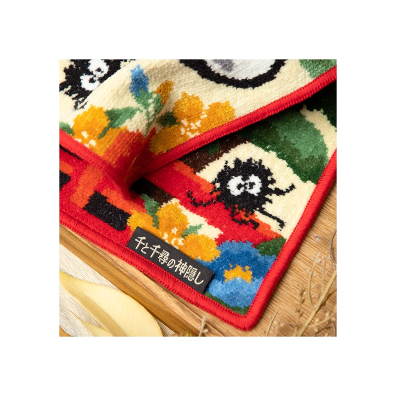 Household linen - Mini towel No Face on the bridge 25 x 25 cm - Spirited Away