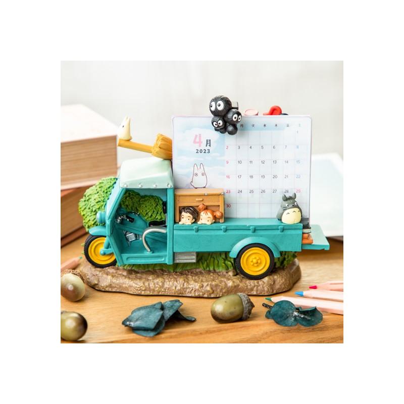 Décoration - Totoro Three-wheeler Diorama & calendar - My Neighbor Totoro