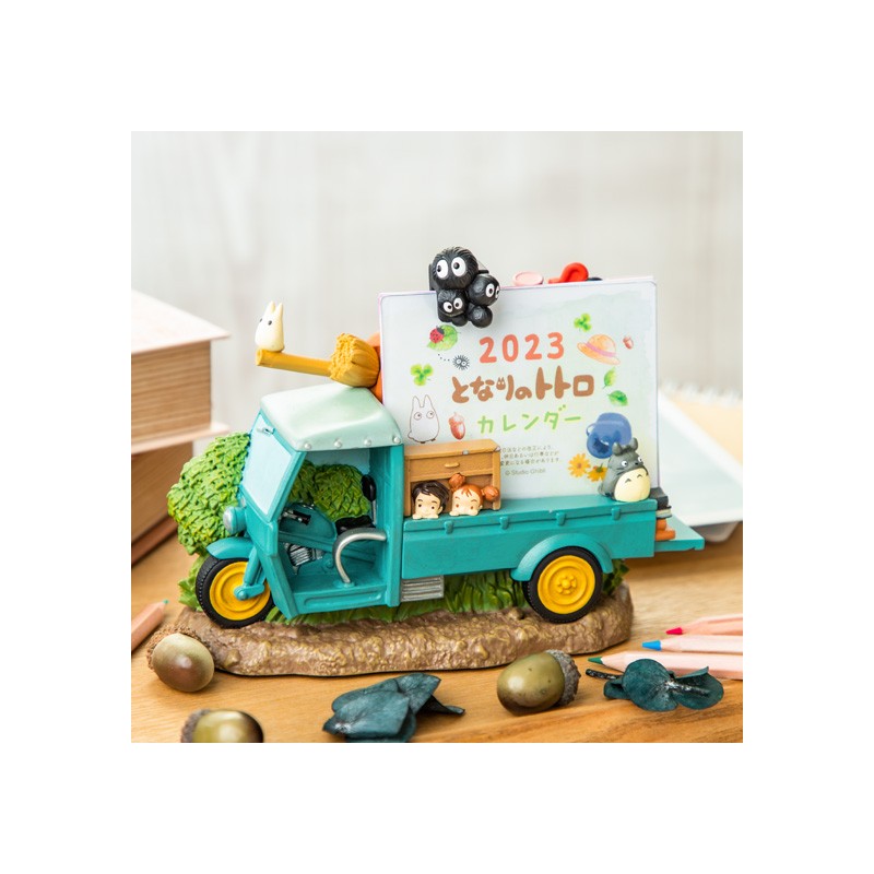 Décoration - Totoro Three-wheeler Diorama & calendar - My Neighbor Totoro