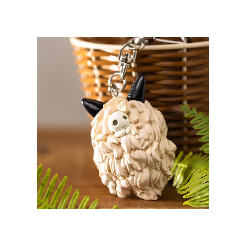 Llaveros - Llavero de máscaras San y Kodama - La princesa Mononoke