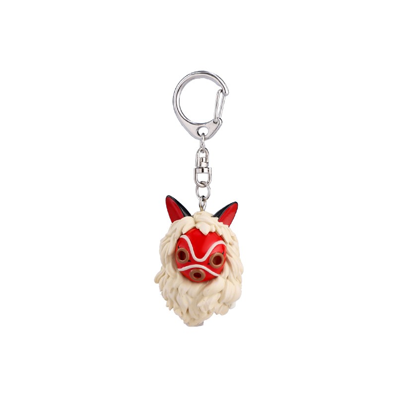 Llaveros - Llavero de máscaras San y Kodama - La princesa Mononoke