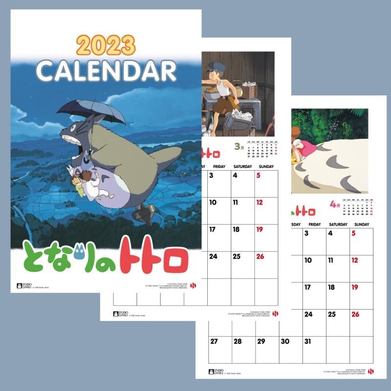 Agendas et Calendriers - Totoro Calendar 2023