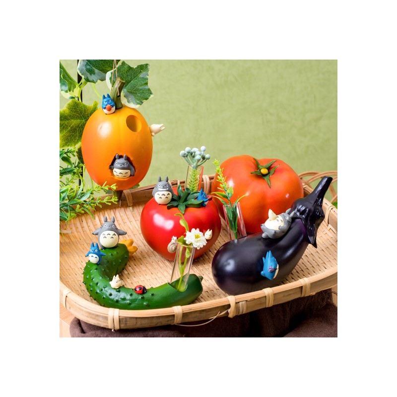 Decoraciones - Soliflore de berenjena - Mi vecino Totoro