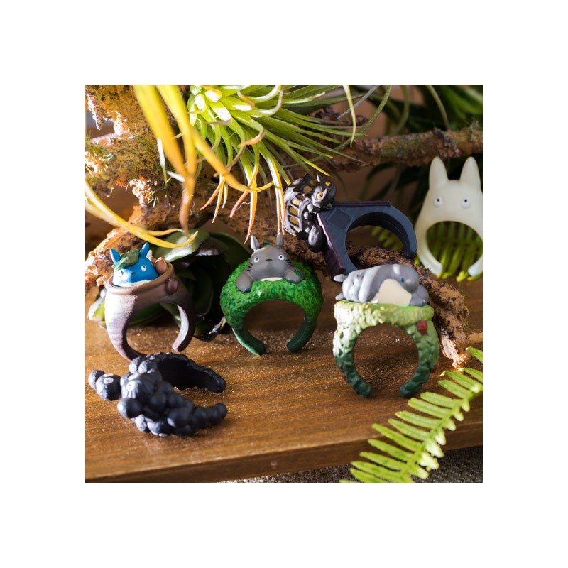 Figurines - Pose Collection Totoro Assortment of 6 Rings - My Neighbor Totoro