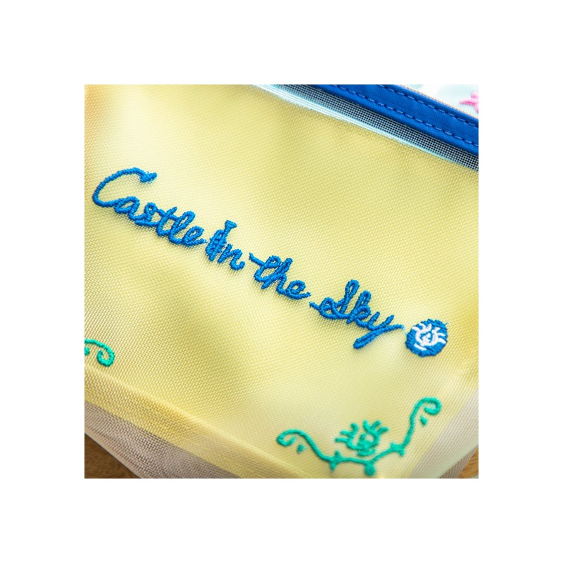 Accesorios - Bolsa transparente bordada - El castillo en el cielo