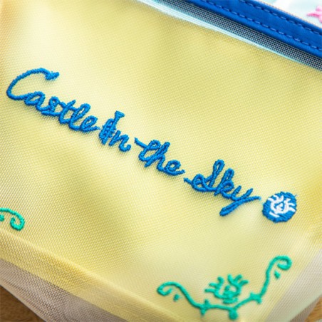 Accesorios - Bolsa transparente bordada - El castillo en el cielo
