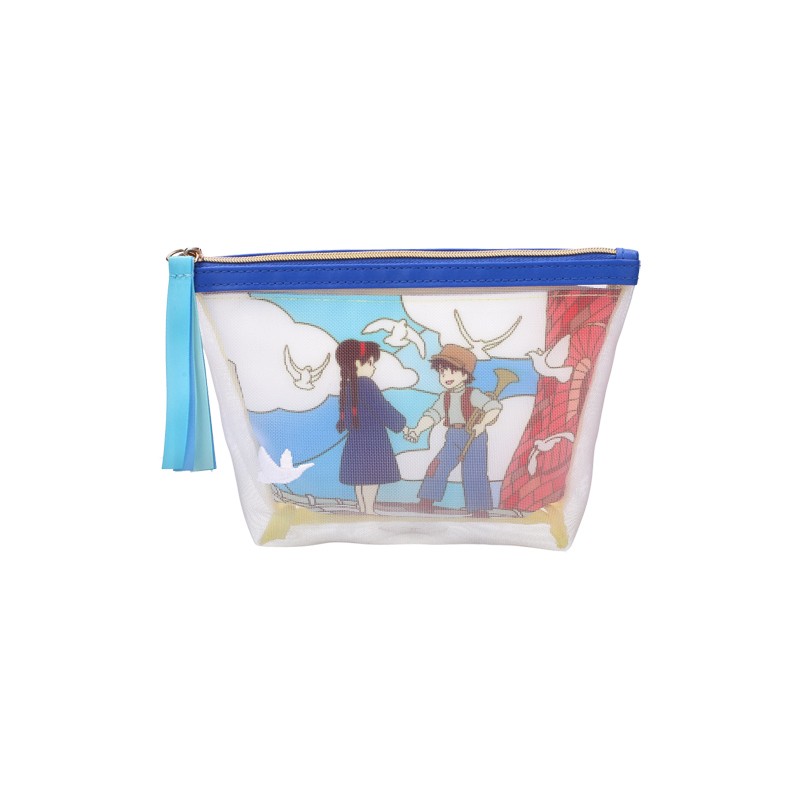 Accesorios - Bolsa transparente bordada - El castillo en el cielo